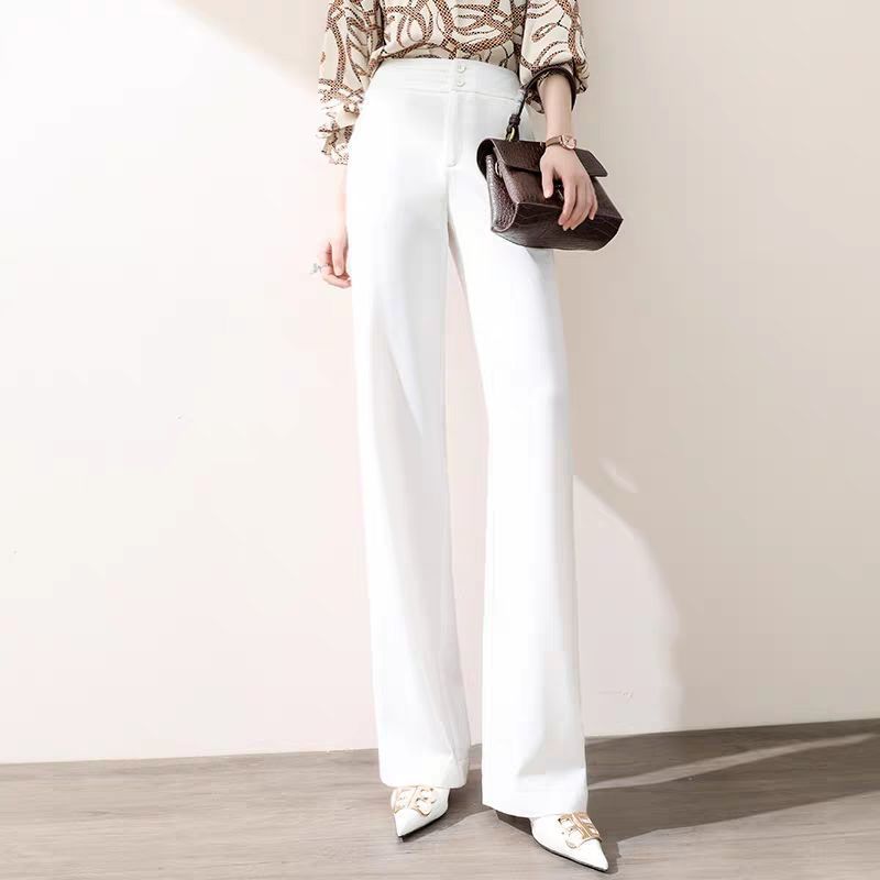 High-Waist Wide-Leg Pants detail