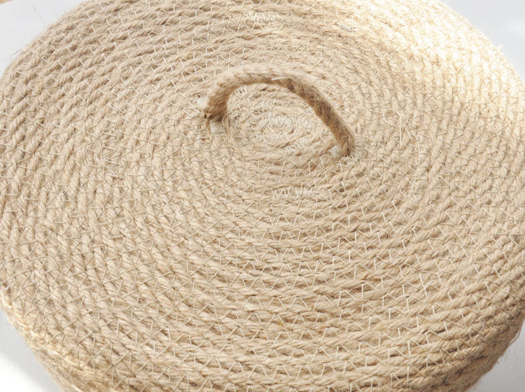 Japanese-style linen tabletop storage basket – view 4