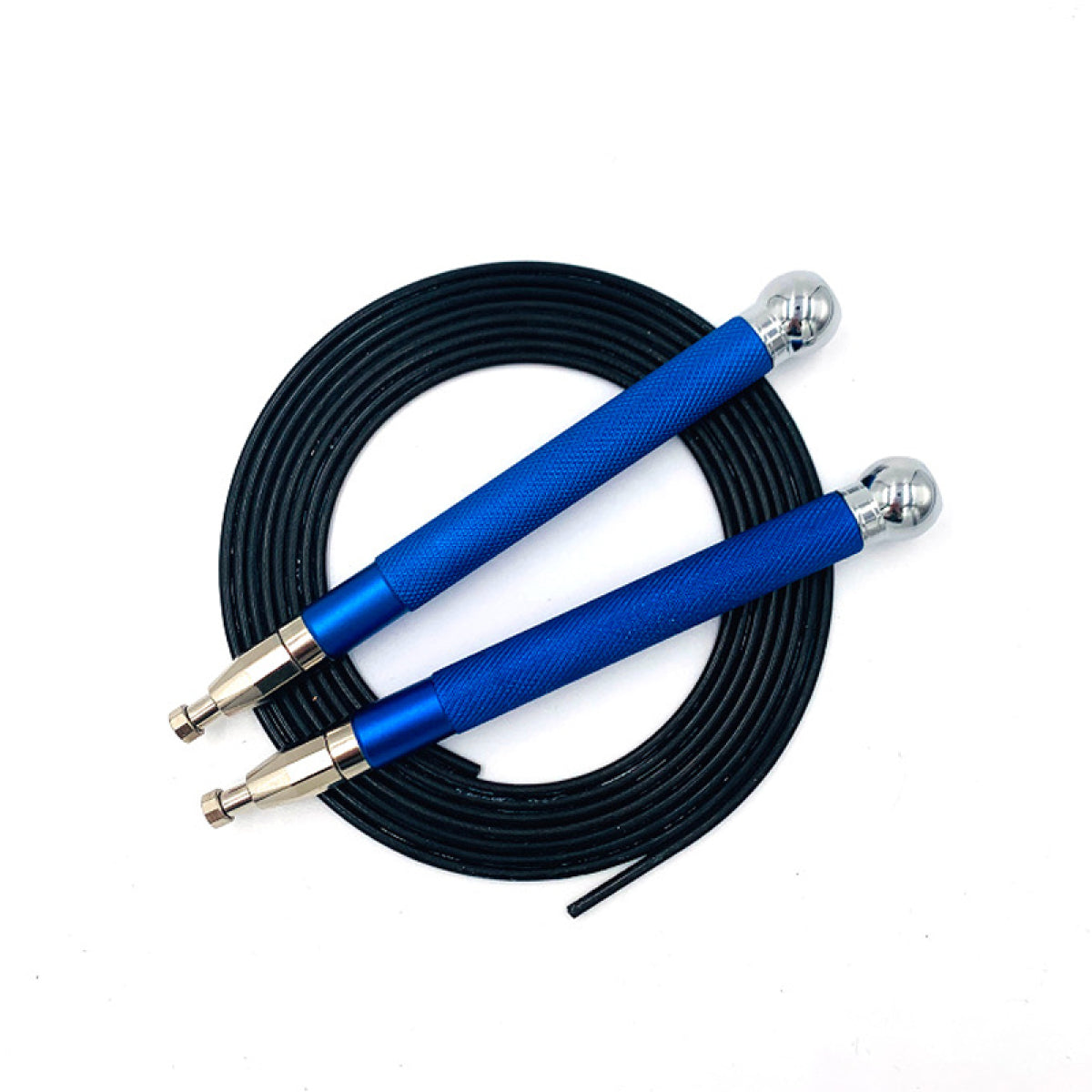 Steel wire jump rope with aluminum handles