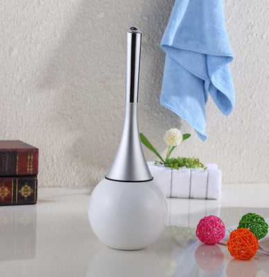 Stainless toilet brush and holder
