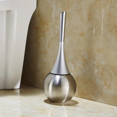 Stainless toilet brush and holder