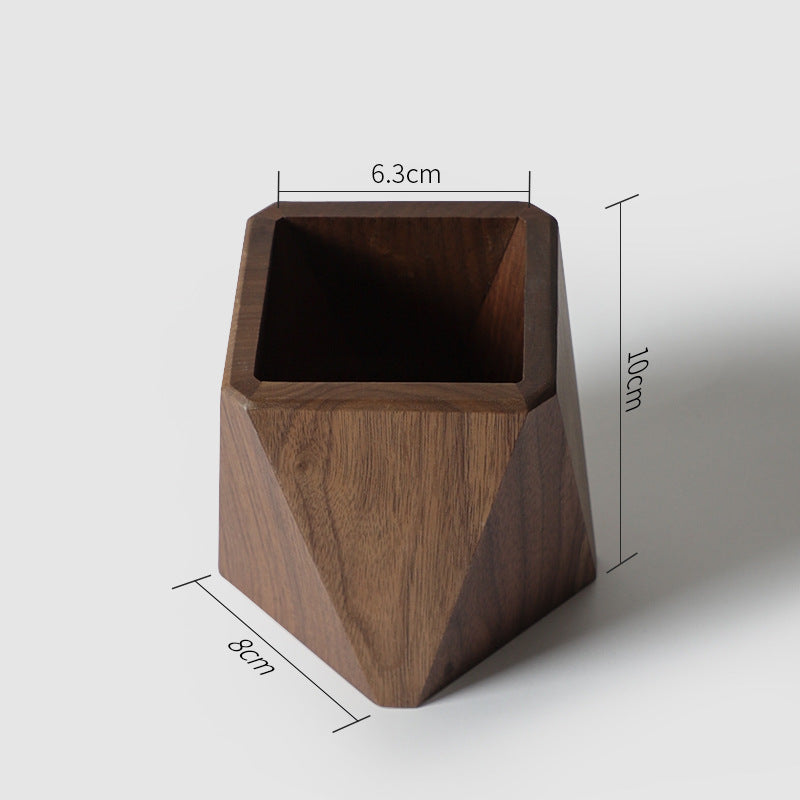 Wooden Desk Pen Holder 2
