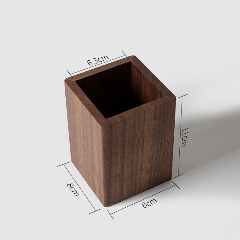 Wooden Desk Pen Holder 6