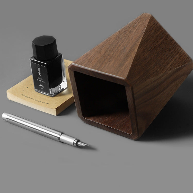Wooden Desk Pen Holder 7