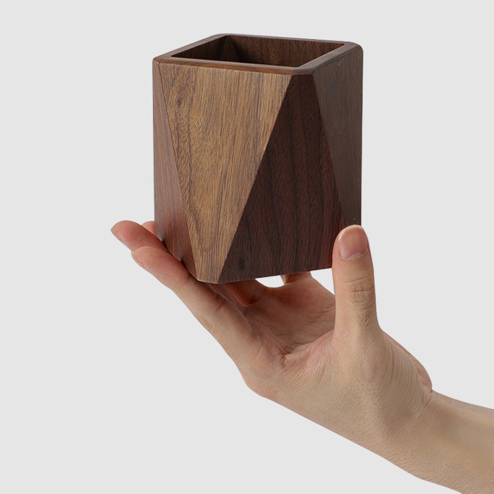Wooden Desk Pen Holder 8