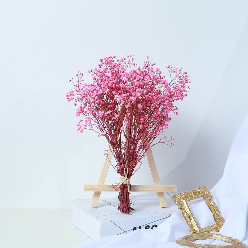 Dried gypsophila baby's breath bouquet – view 3