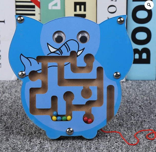 Magnetic Maze Puzzle detail