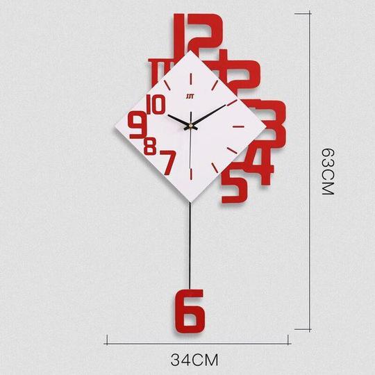 Wooden Wall Clock view 2