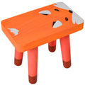 Kids wood folding stool