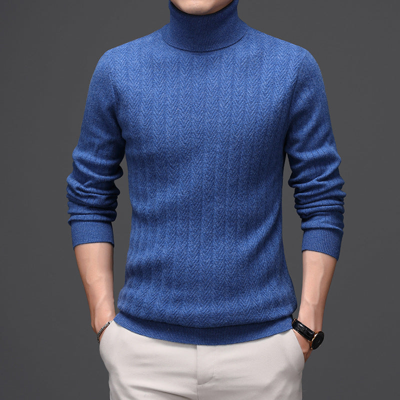 Men's Ribbed Turtleneck Sweater – view 6