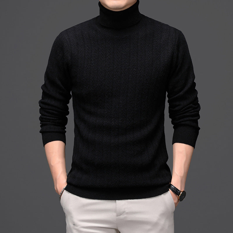 Men's Ribbed Turtleneck Sweater – view 5