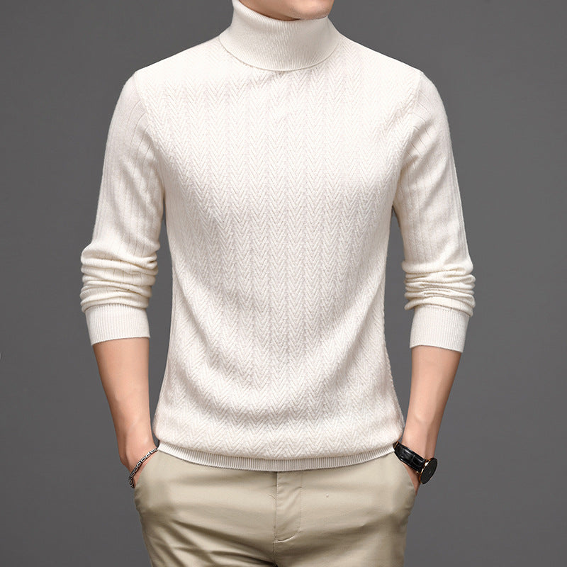 Men's Ribbed Turtleneck Sweater – view 1