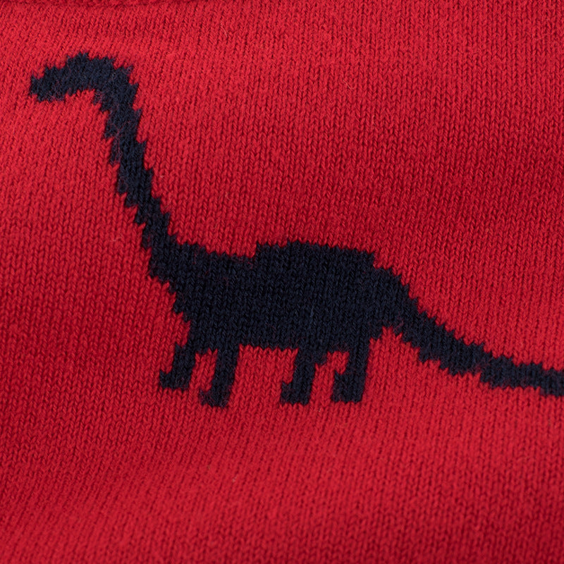 Boys' Dinosaur Knit Sweater – view 4