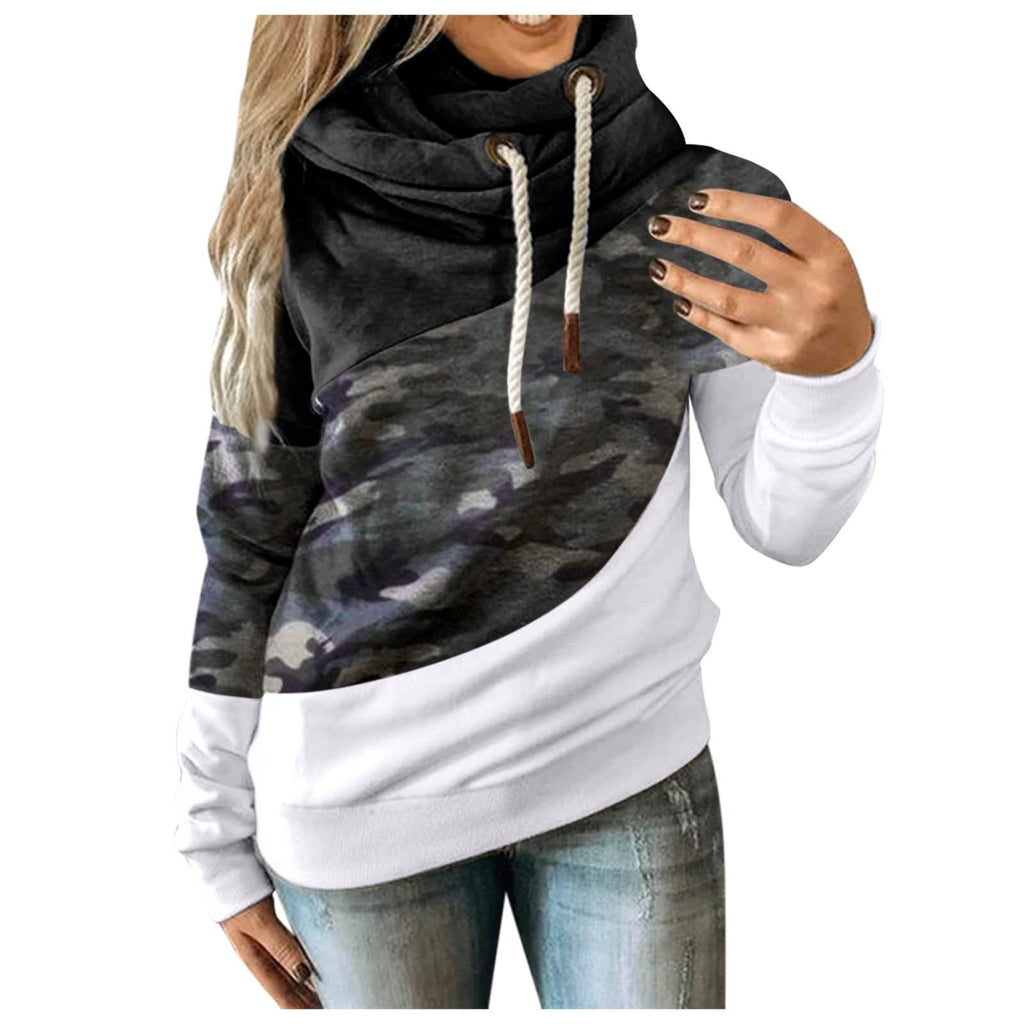 Women's Camo Colour Block Hoodie – view 4