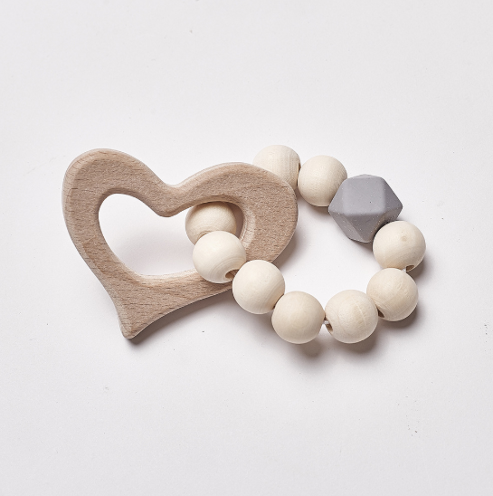 Wooden Bead Teether Rattle 8