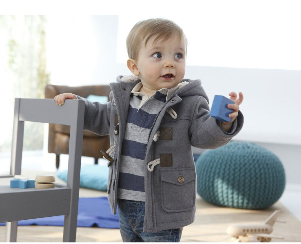 Boys' Toggle Hooded Coat – view 1
