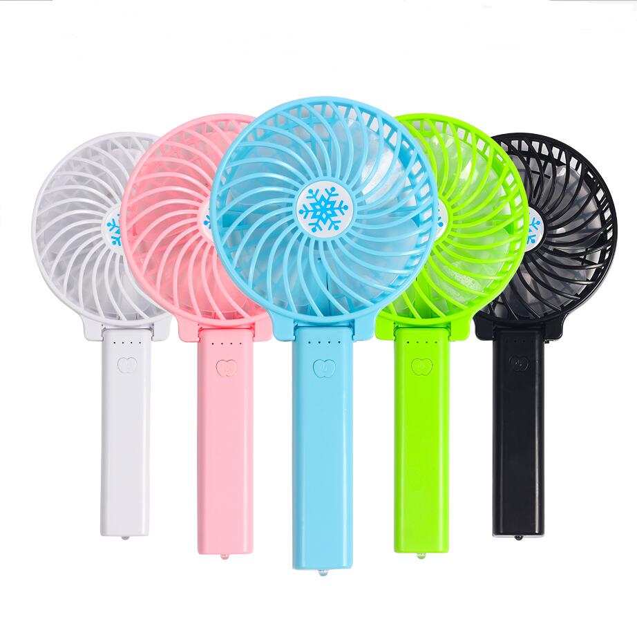 Foldable USB rechargeable handheld fan – view 2