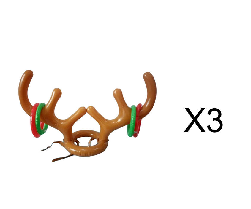 Inflatable Reindeer Antler Ring Toss 6