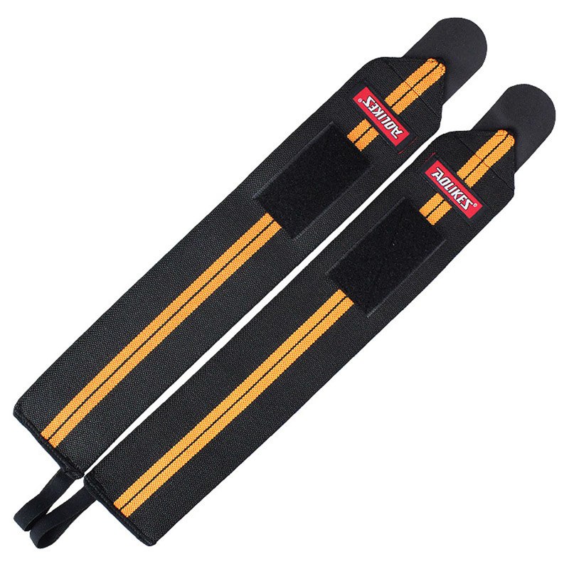 Power wrist wraps for weightlifting