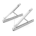 Black foldable plastic laptop stand – view 1