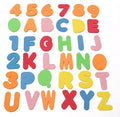 36 colourful foam bath letters A-Z and numbers 0-9
