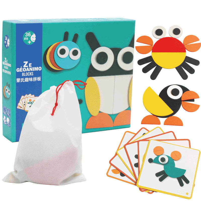 Wooden Animal Tangram Puzzle 3