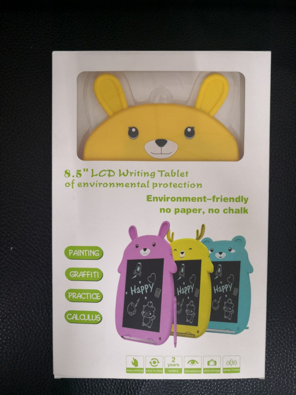 LCD doodle pad packed for travel