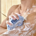 Polygonal silicone bath body scrubber for shower exfoliating