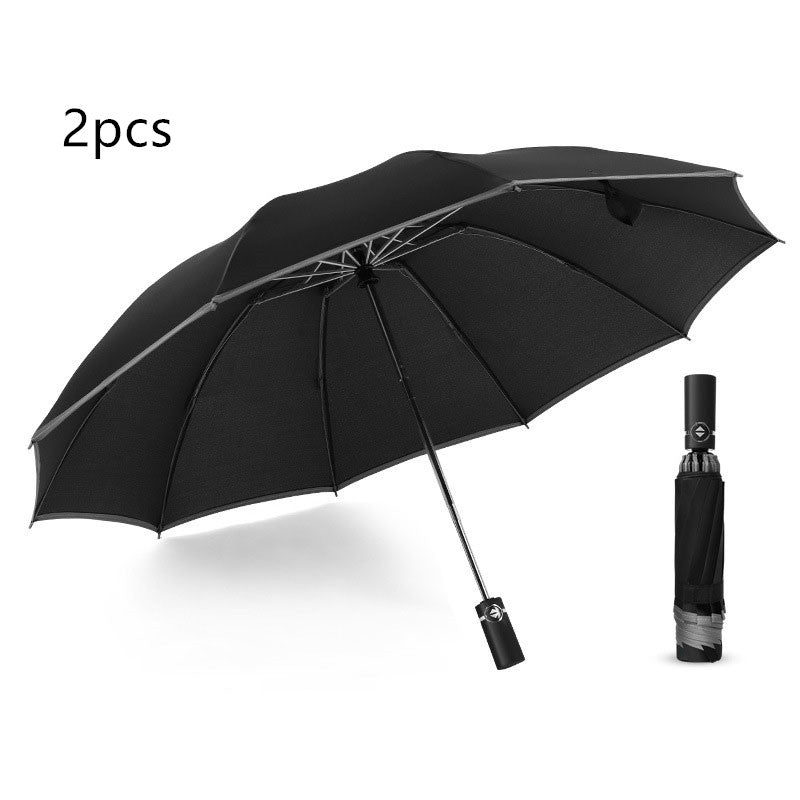 Inverted Windproof Travel Umbrella view 6