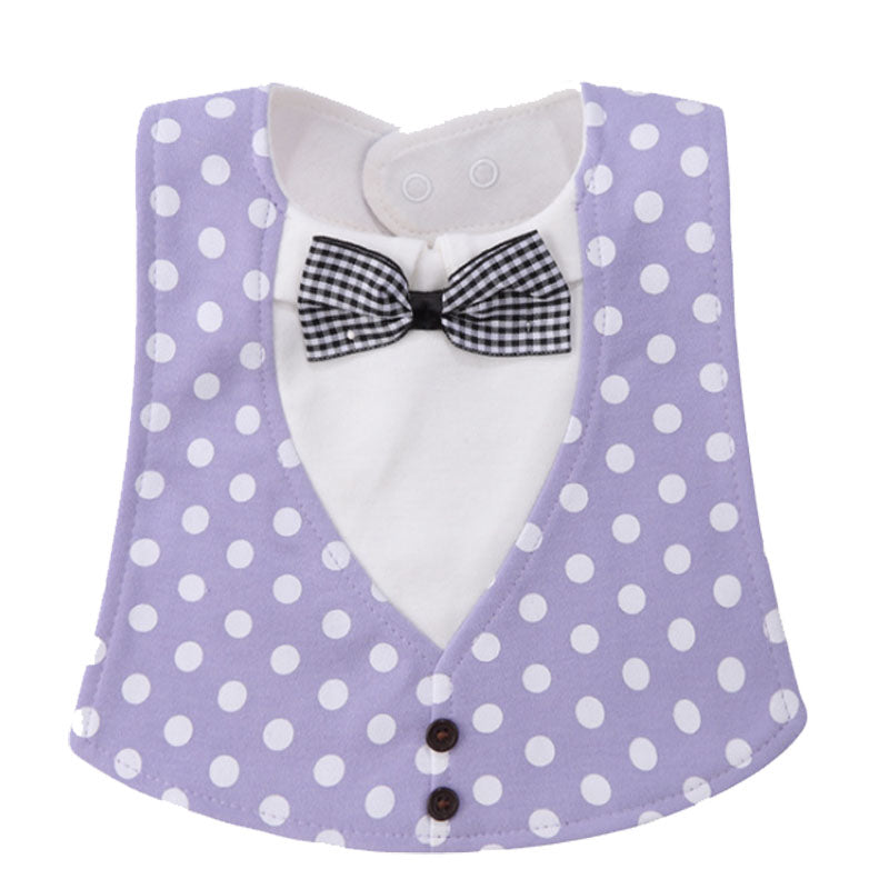 Bow Tie Waterproof Baby Bib 6