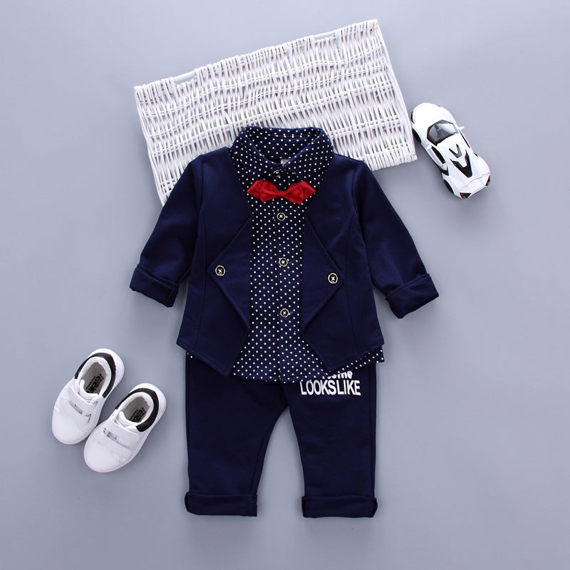 Toddler Boys' Bow Tie Shirt & Pants Set - view 6