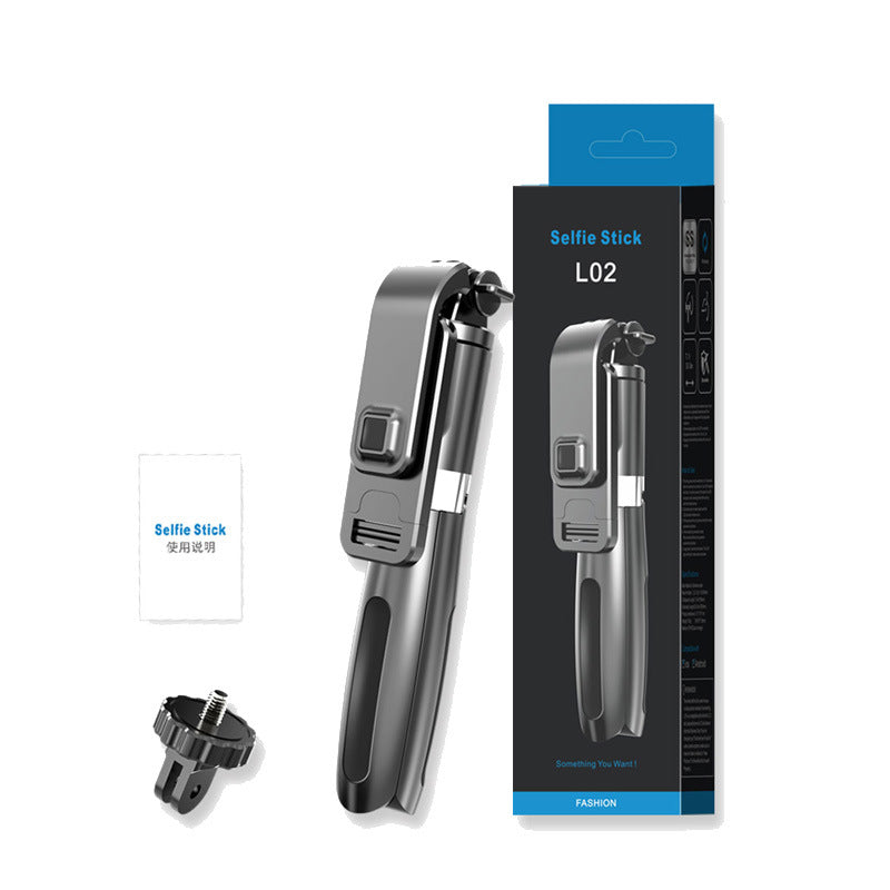 Bluetooth selfie stick tripod with wireless remote – view 2