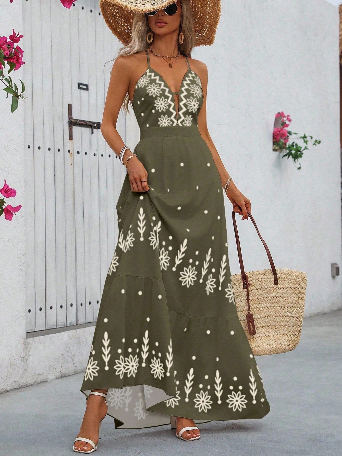 Printed Maxi Dress