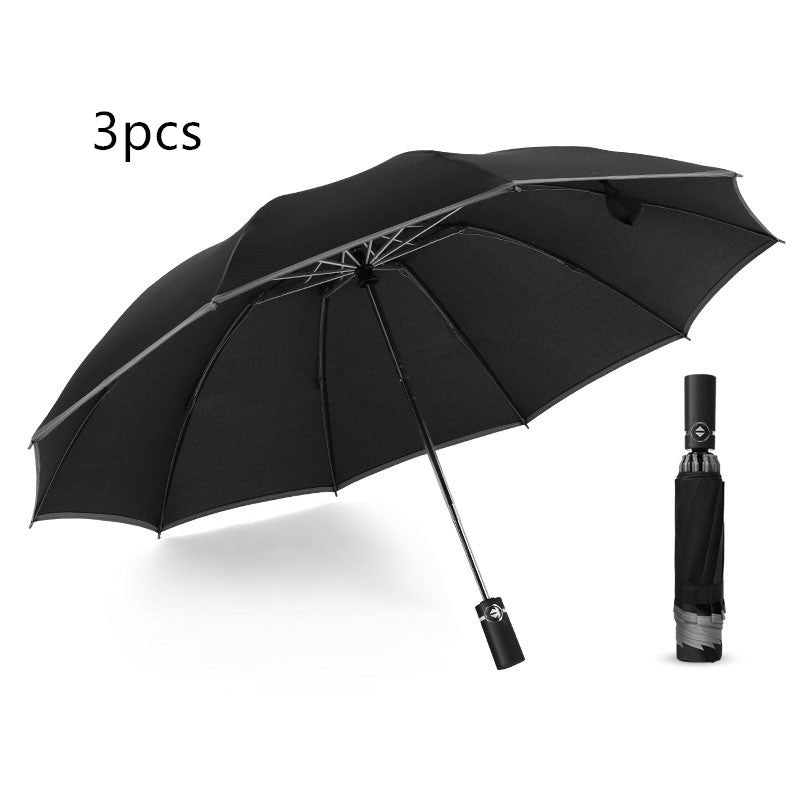 Inverted Windproof Travel Umbrella view 4