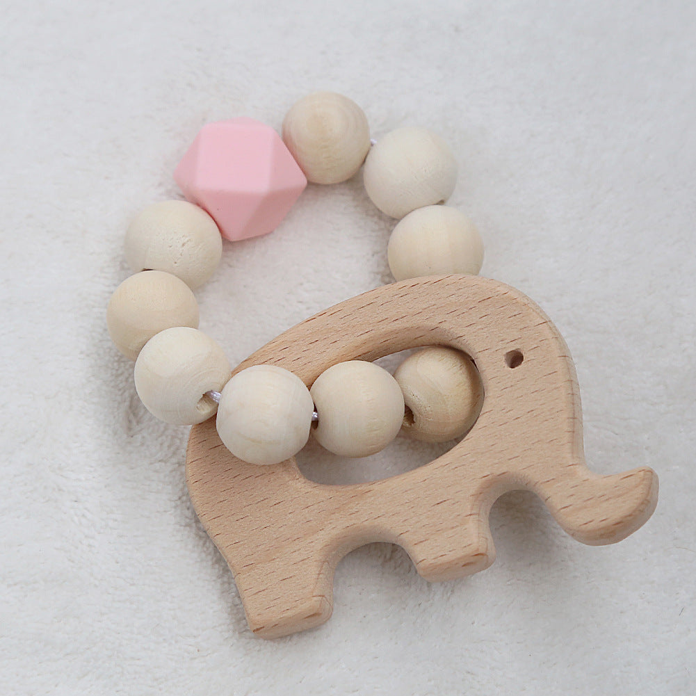 Wooden Bead Teether Rattle 7