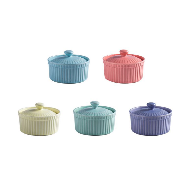Ceramic Baking Bowl with Lid 4