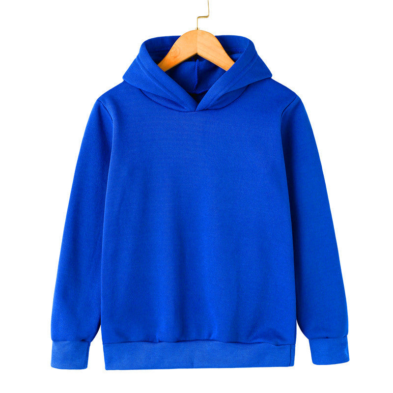 Kids' solid colour pullover hoodie – view 1