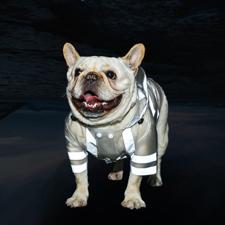 Clear Reflective Waterproof Dog Raincoat - view 3