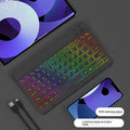 Colourful backlit wireless keyboard and mouse set