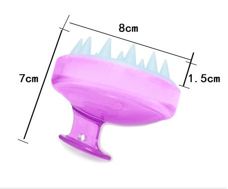 Silicone Scalp Brush detail