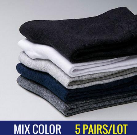 Cotton Crew Socks 5-Pack view 4