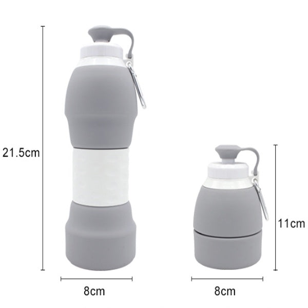 Collapsible Silicone Water Bottle detail