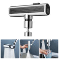 Silver 360 degree rotating kitchen faucet bubbler attachment