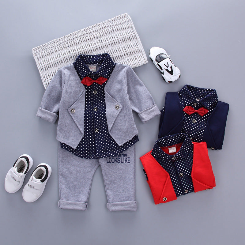 Toddler Boys' Bow Tie Shirt & Pants Set - view 4