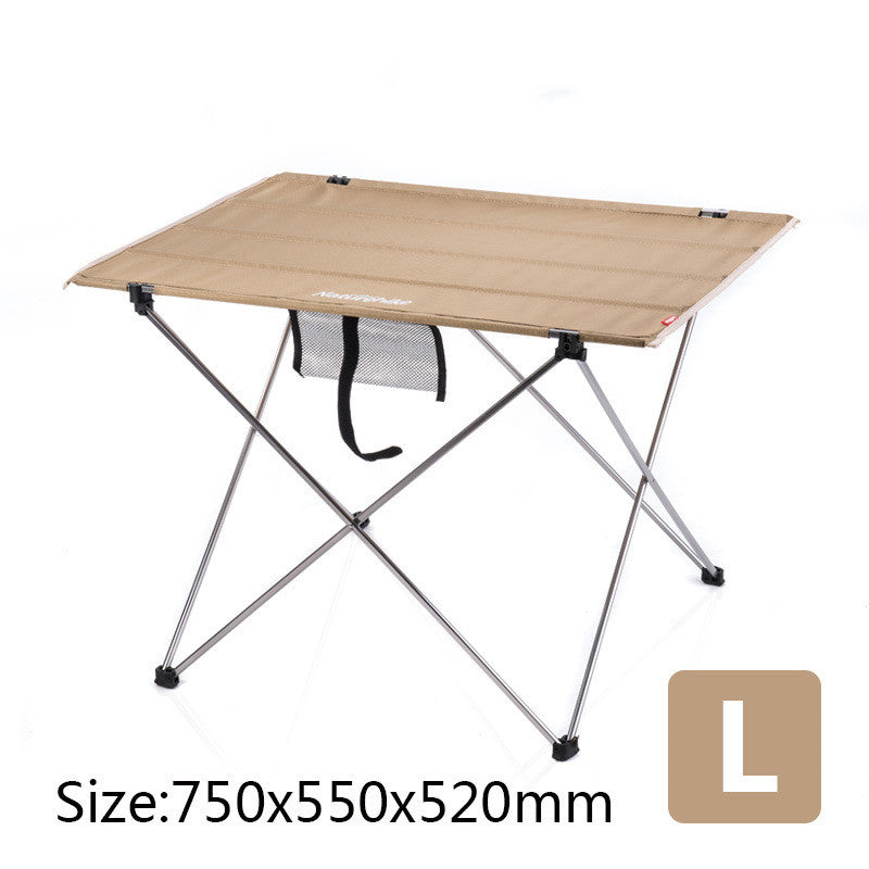 Portable folding table