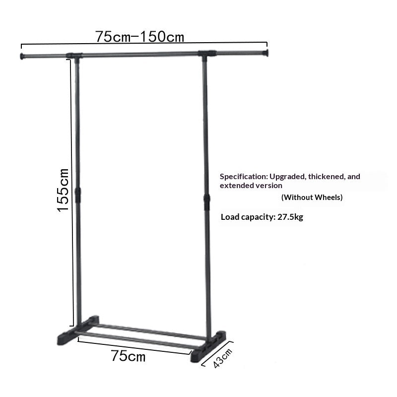Foldable clothes drying rack
