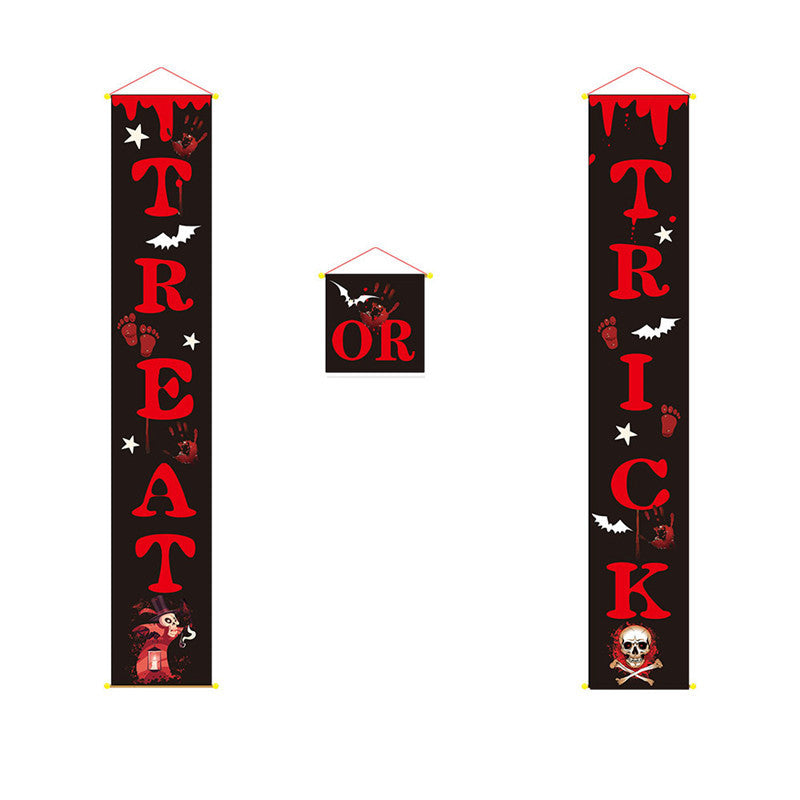 Trick or Treat Door Hanging Sign Set – view 3