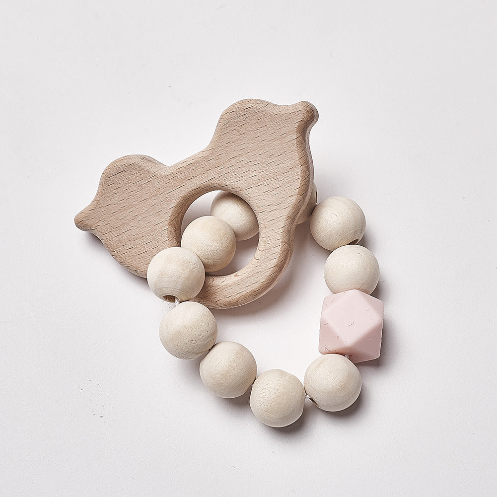 Wooden Bead Teether Rattle 6