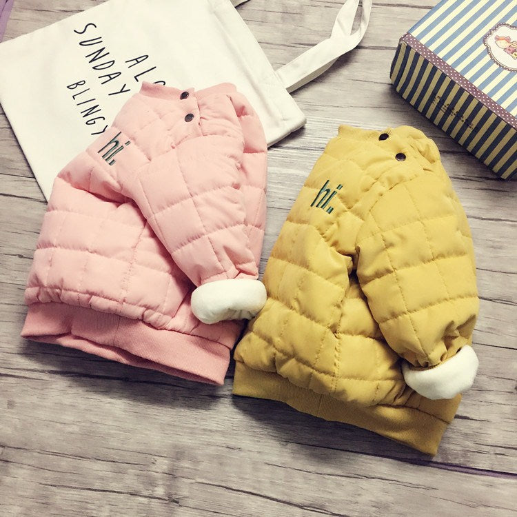Kids' Quilted Cotton-Padded Jacket - view 4