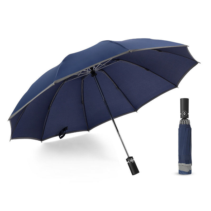 Inverted Windproof Travel Umbrella view 3